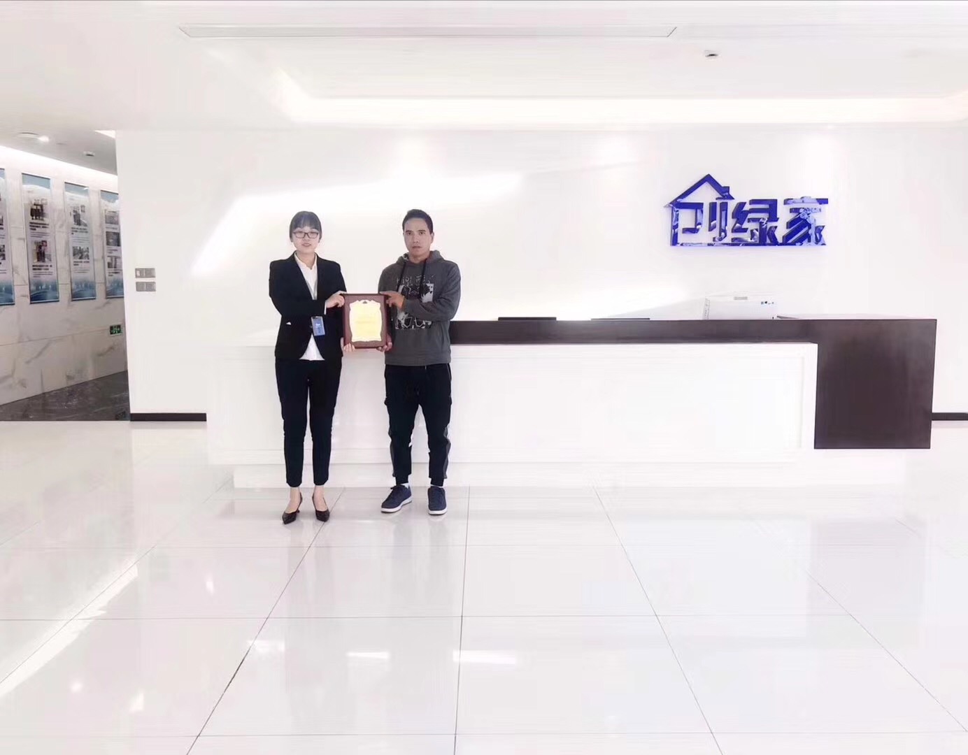 熱烈祝賀陳總簽約創(chuàng)綠家河南省縣級市代理！