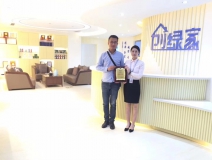 熱烈祝賀趙總簽約創(chuàng)綠家成都市區(qū)級代理！