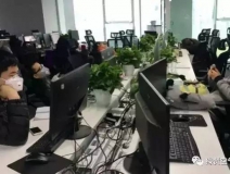 成都一公司邊裝修邊辦公，裝修味道嗆人 員工戴防毒面具辦公